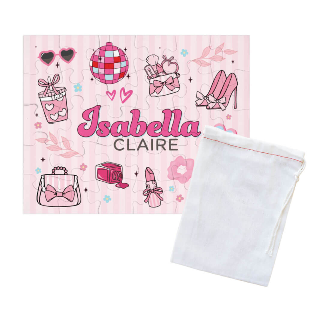 Kids Personalized 30 Piece Puzzle | Glamour Girl