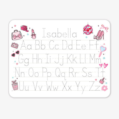Kids Personalized Whiteboard | Glamour Girl