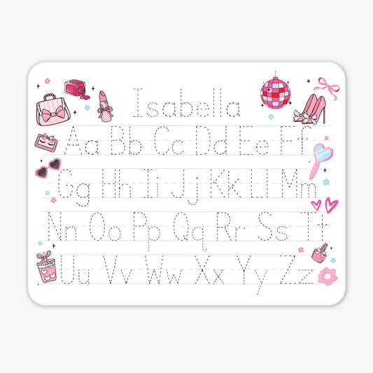 Kids Personalized Whiteboard | Glamour Girl
