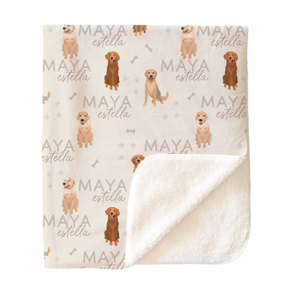 Personalized Kids Blankets | Dog Breeds - Part 1