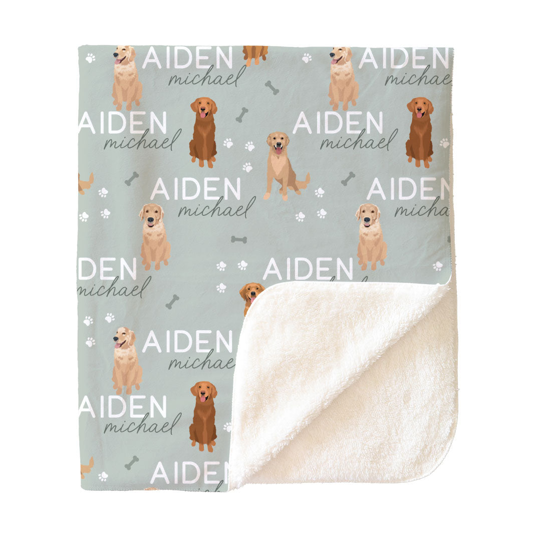 Personalized Kids Blankets | Dog Breeds - Part 1