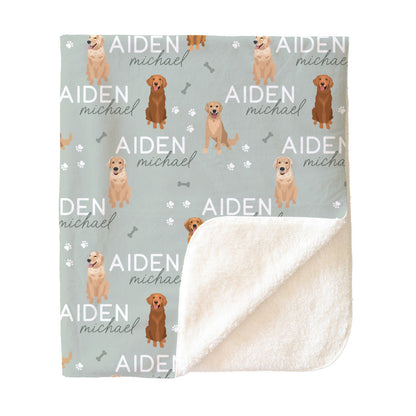 Personalized Kids Blankets | Dog Breeds - Part 1