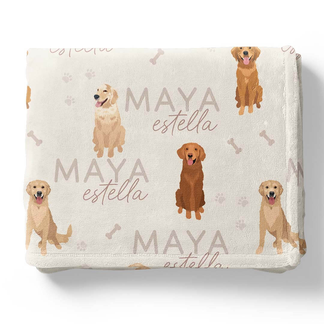 Personalized Kids Blankets | Dog Breeds - Part 1