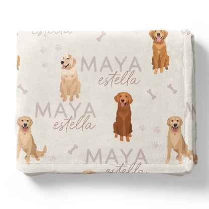 Personalized Kids Blankets | Dog Breeds - Part 1