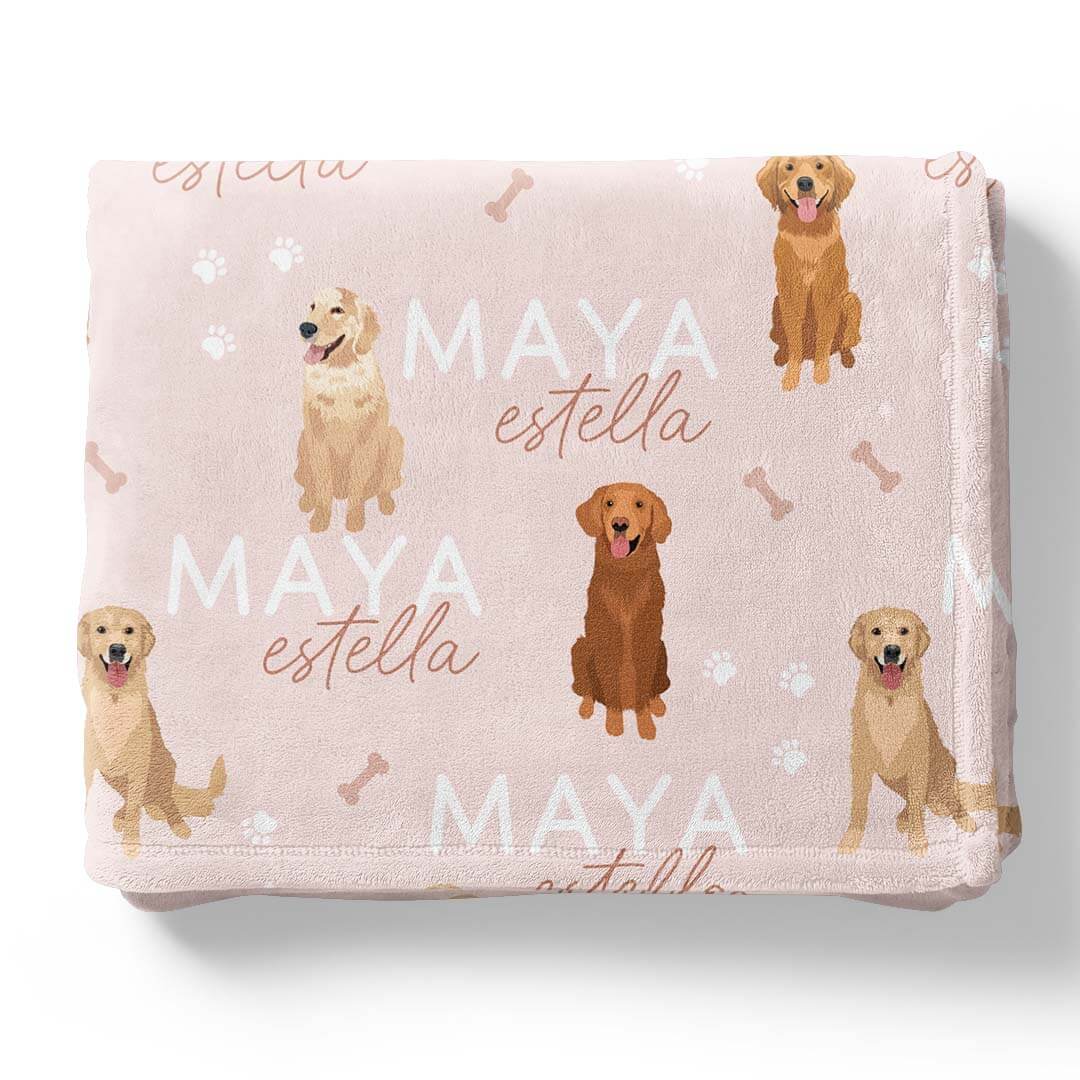 Personalized Kids Blankets | Dog Breeds - Part 1