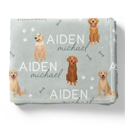 Personalized Kids Blankets | Dog Breeds - Part 1