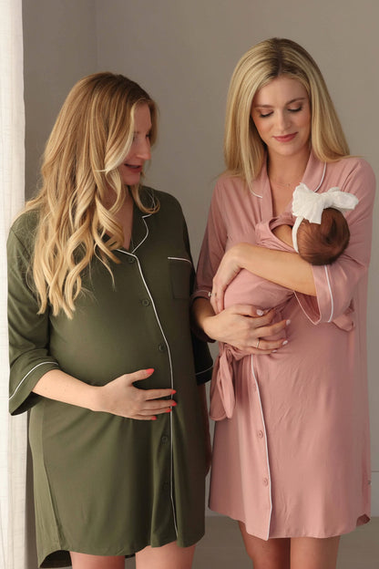 Labor & Delivery Nightgown | Olive