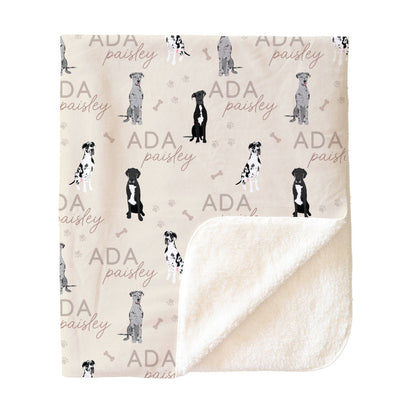 Personalized Kids Blankets | Dog Breeds - Part 1