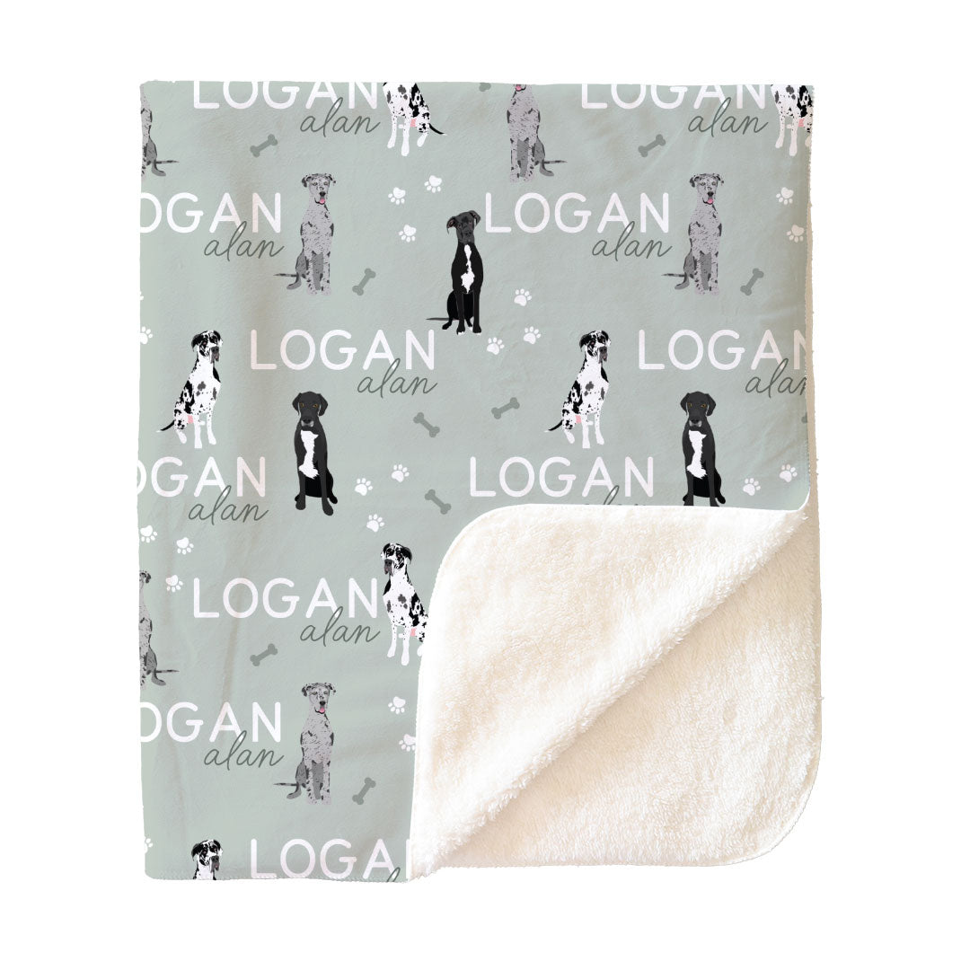 Personalized Kids Blankets | Dog Breeds - Part 1