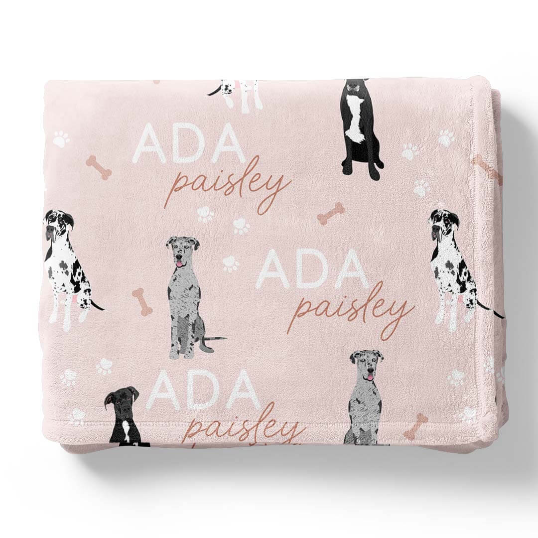 Personalized Kids Blankets | Dog Breeds - Part 1