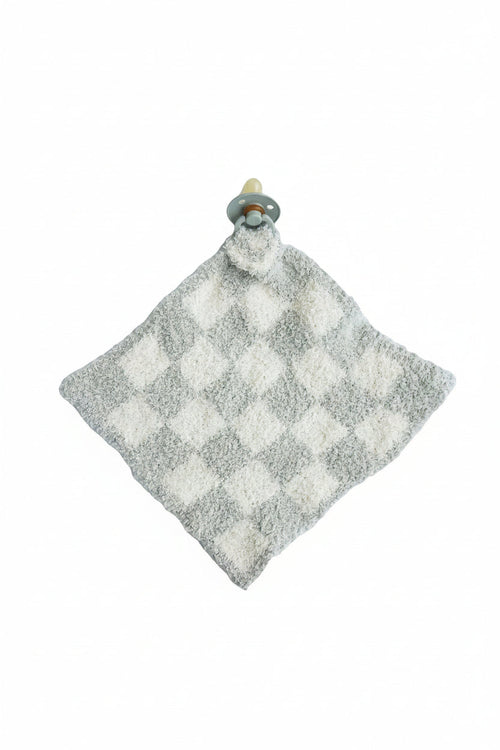 CuddleLane™ Luxe Lovey | Sage Check