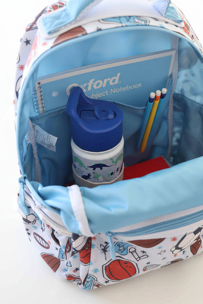 Kids Embroidered Backpack | Half Time