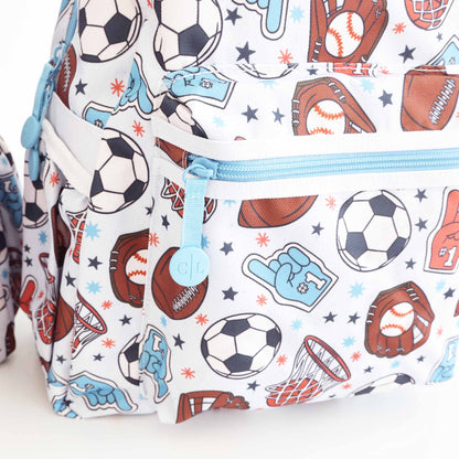 Kids Embroidered Backpack | Half Time