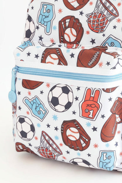 Kids Embroidered Backpack | Half Time