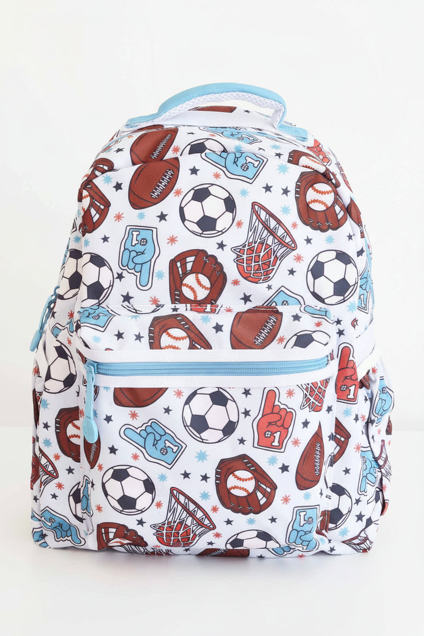 Kids Embroidered Backpack | Half Time