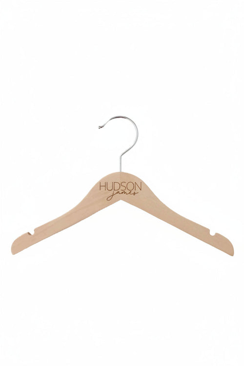 Personalized Baby Name Wood Hanger | Whimsy