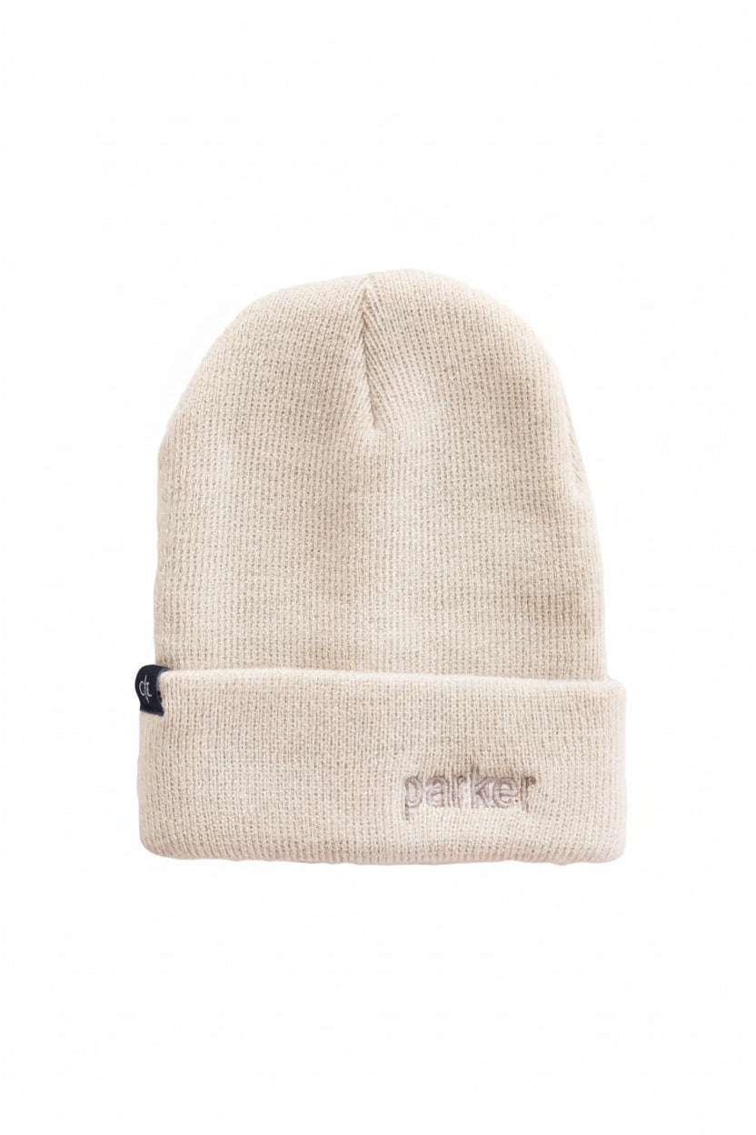 Embroidered Knit Baby Beanie
