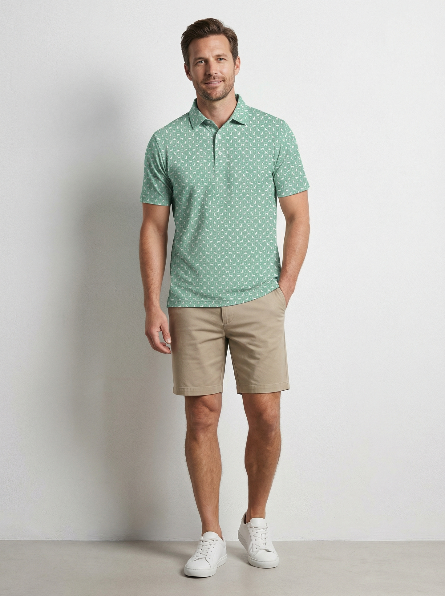 Daddy & Me Matching Short Sleeve Polos | Man's Best Friend