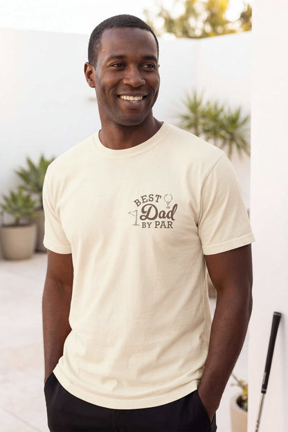 Best Dad By Par Graphic Tee | Ivory