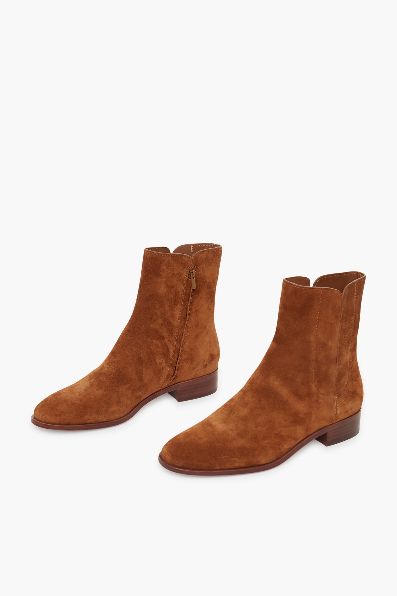Cacao Suede Ronnie Booties