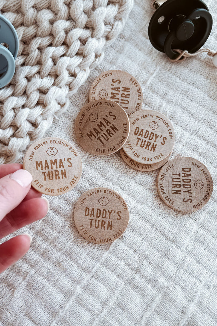 New Parent Decision Coin | Double Sided