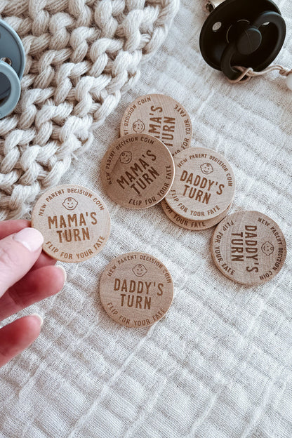 New Parent Decision Coin | Double Sided