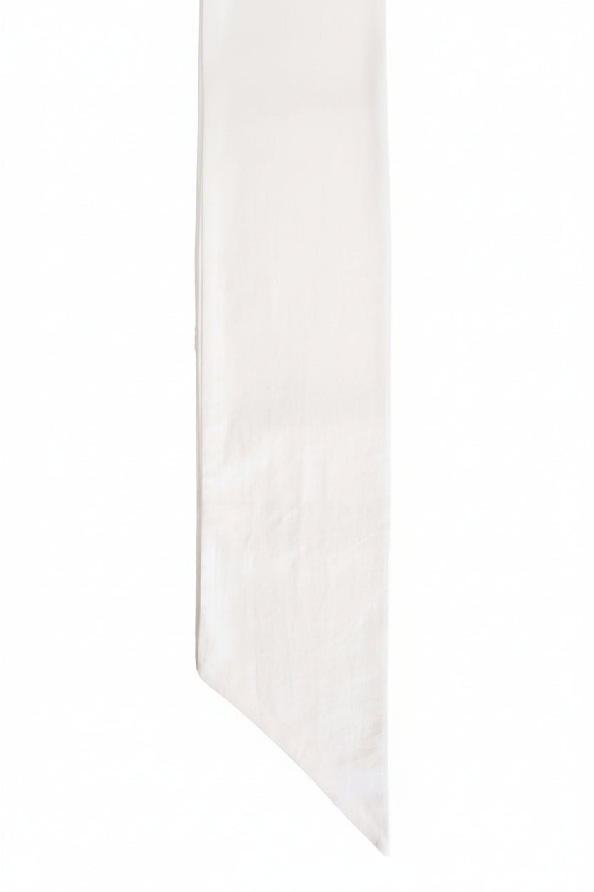 Personalized Newborn Bow Sash | Ivory