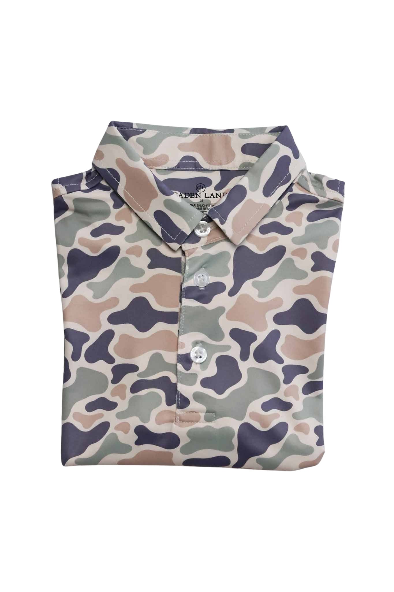 Daddy & Me Matching Short Sleeve Polos | Camo Cutie
