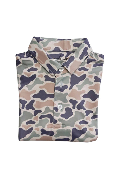 Daddy & Me Matching Short Sleeve Polos | Camo Cutie