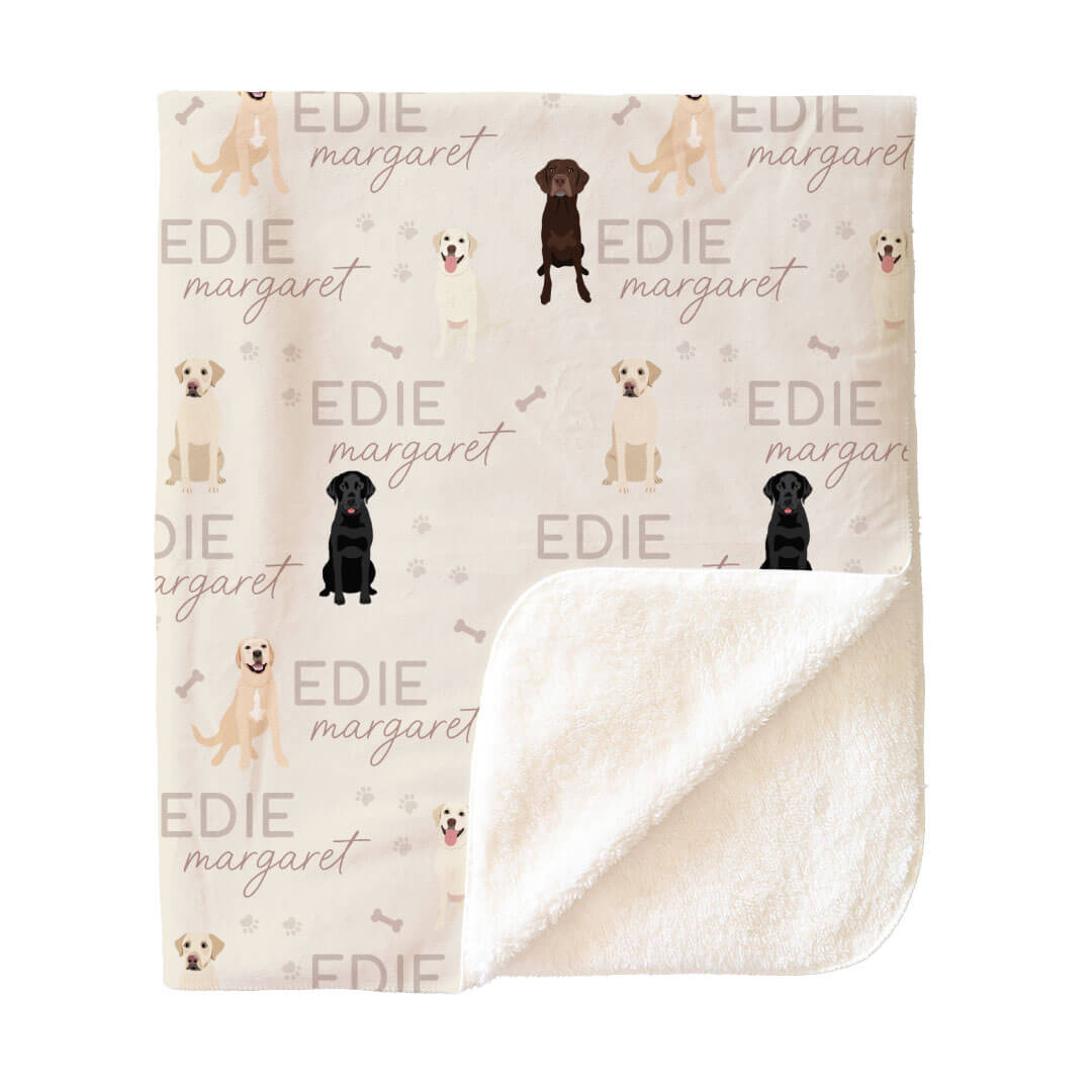 Personalized Kids Blankets | Dog Breeds - Part 1