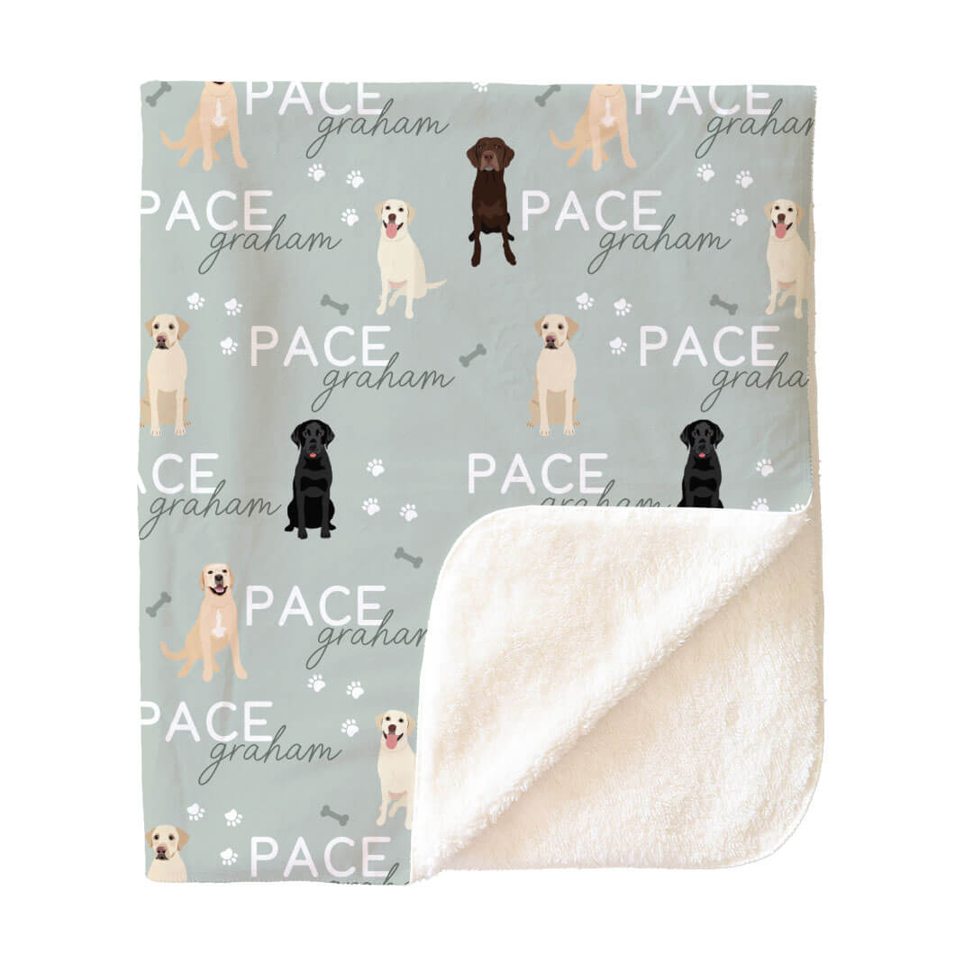 Personalized Kids Blankets | Dog Breeds - Part 1