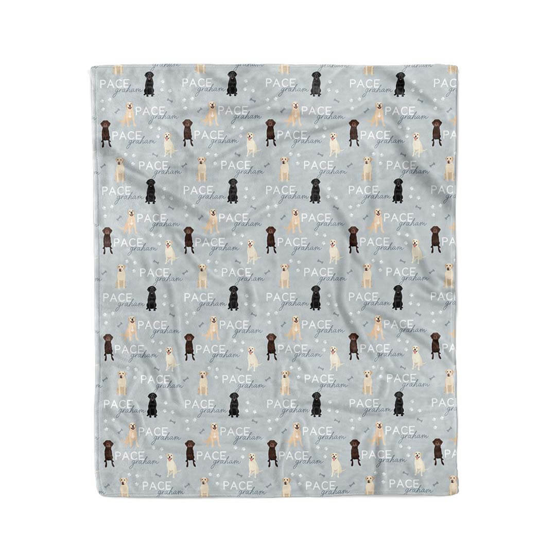 Personalized Kids Blanket | Lab