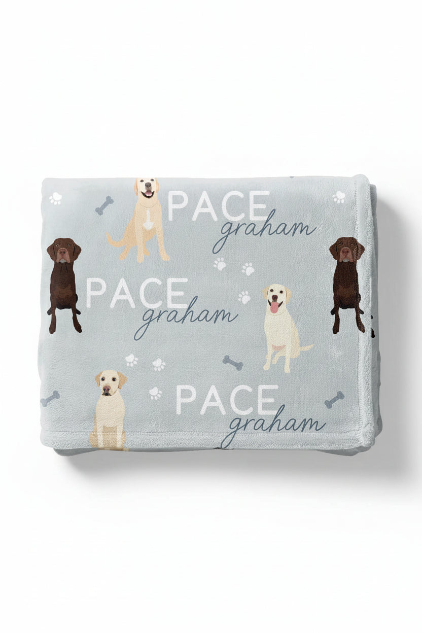 Personalized Kids Blanket | Lab