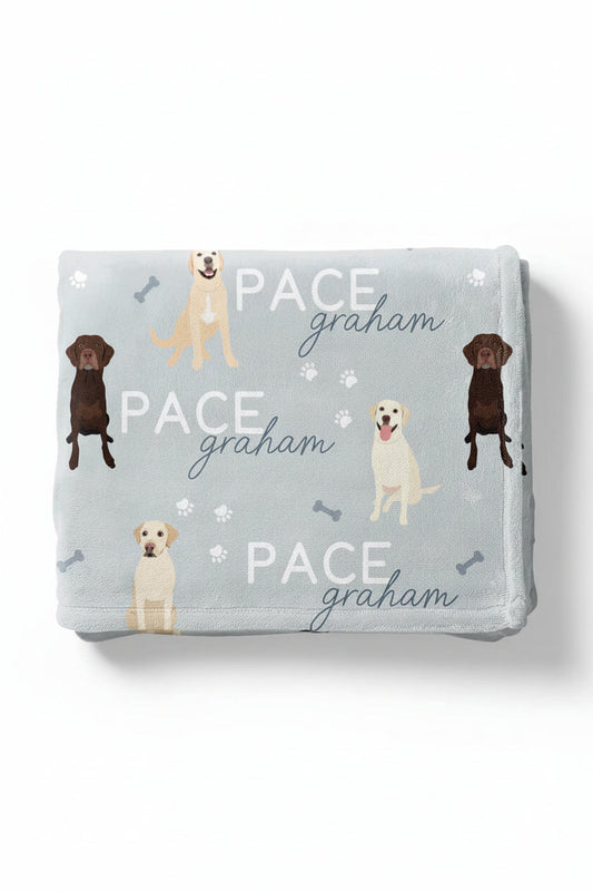 Personalized Kids Blanket | Lab