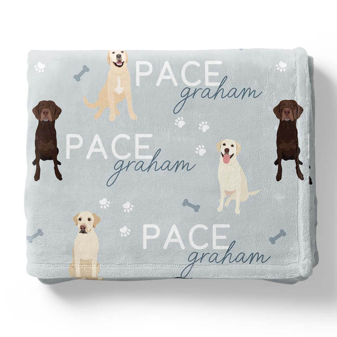 Personalized Kids Blankets | Dog Breeds - Part 1