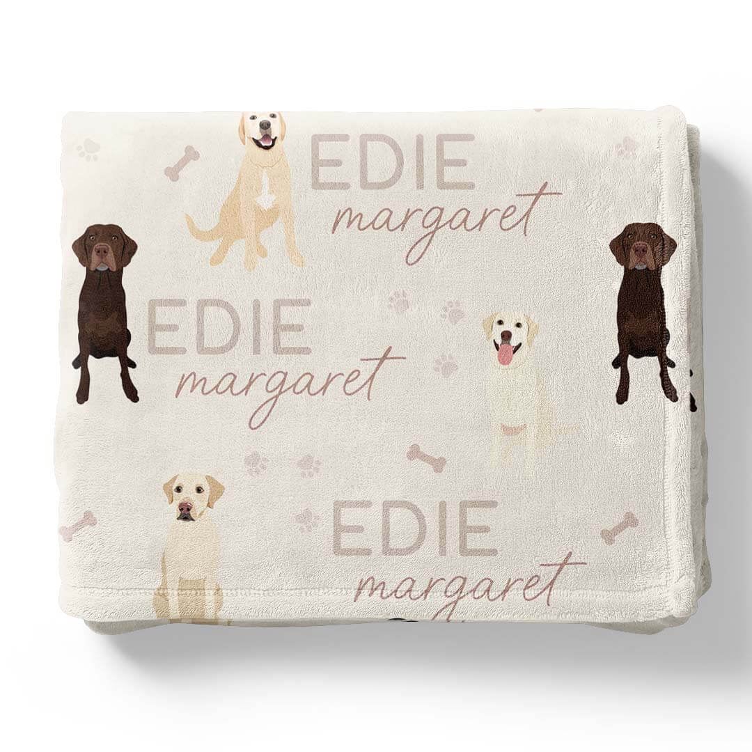 Personalized Kids Blankets | Dog Breeds - Part 1