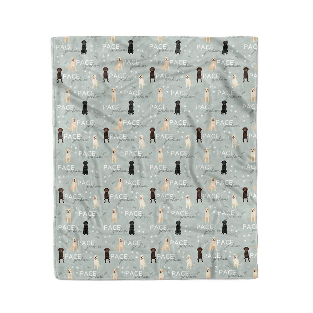 Personalized Kids Blanket | Lab