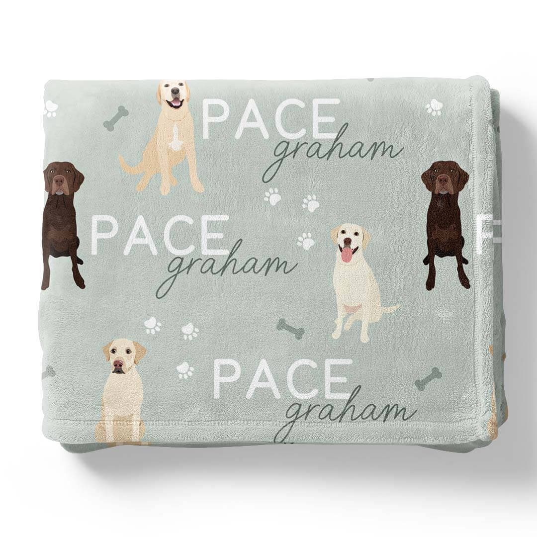 Personalized Kids Blankets | Dog Breeds - Part 1