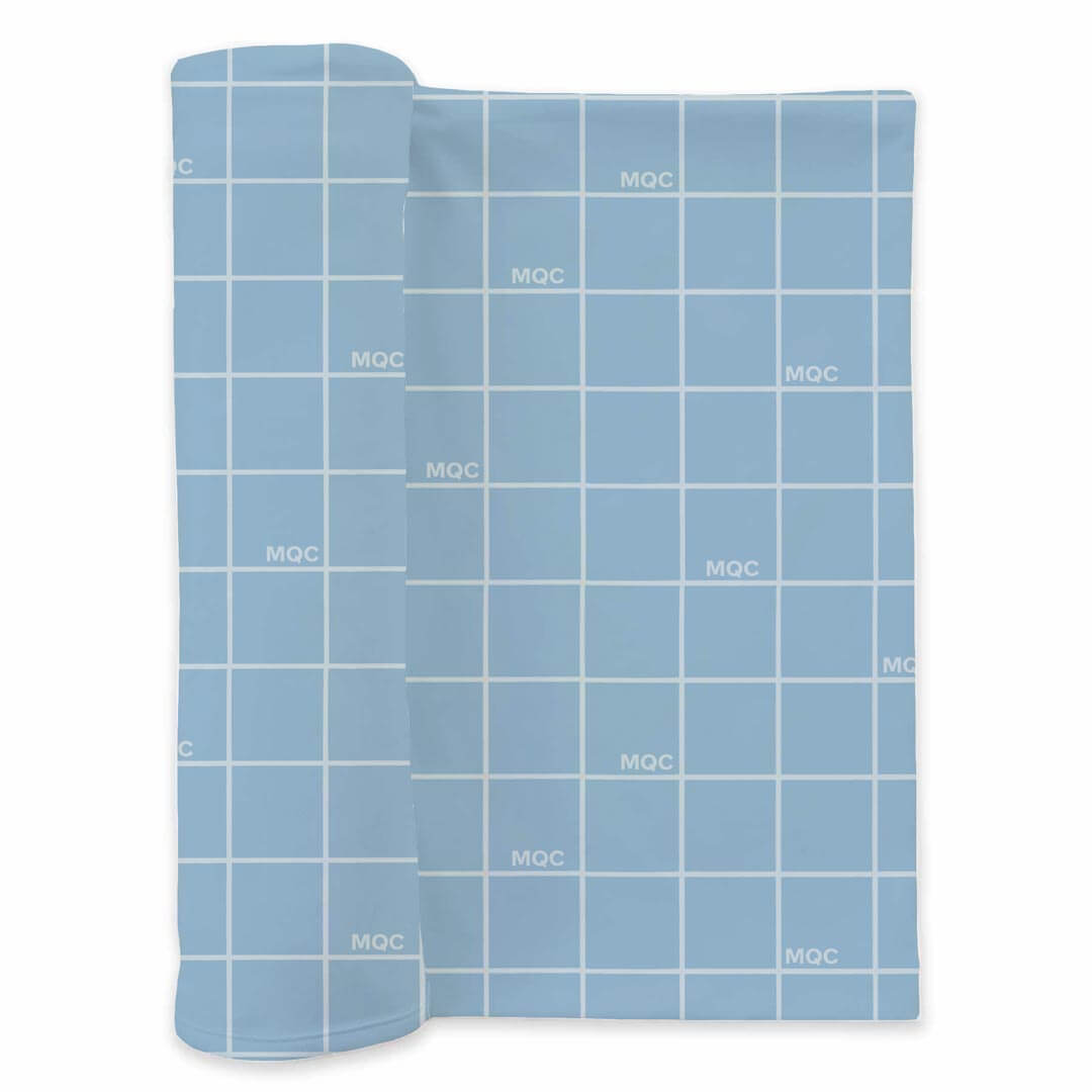 Personalized Baby Name Swaddle Blanket | Sunset Squares