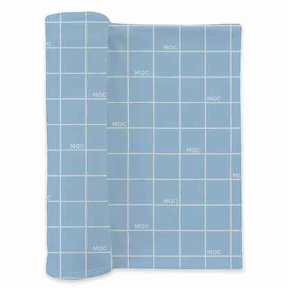 Personalized Baby Name Swaddle Blanket | Sunset Squares