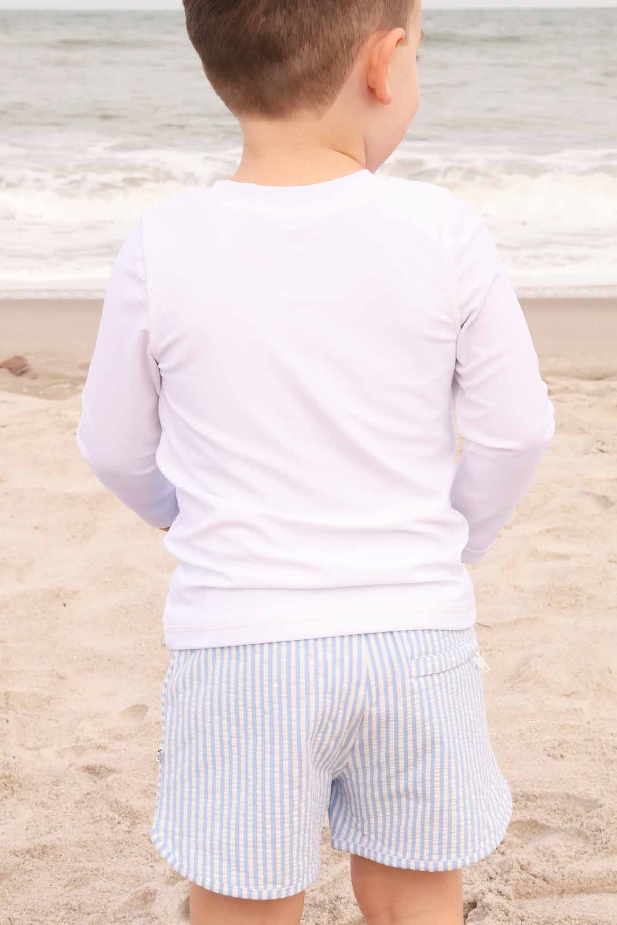 Long Sleeve Rash Guard Shirt | White