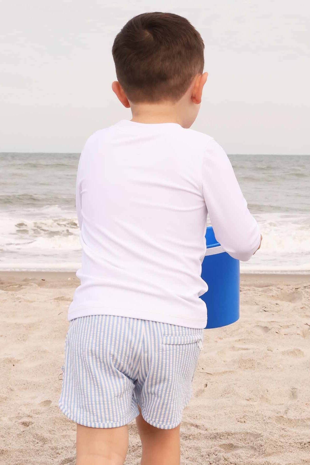 Long Sleeve Rash Guard Shirt | White