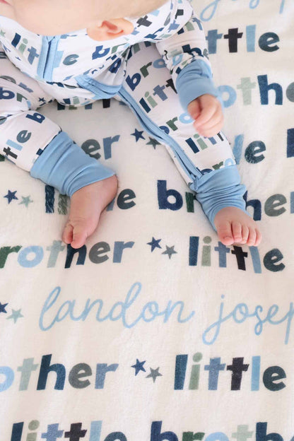 Personalized Kids Blanket | Little Sibling