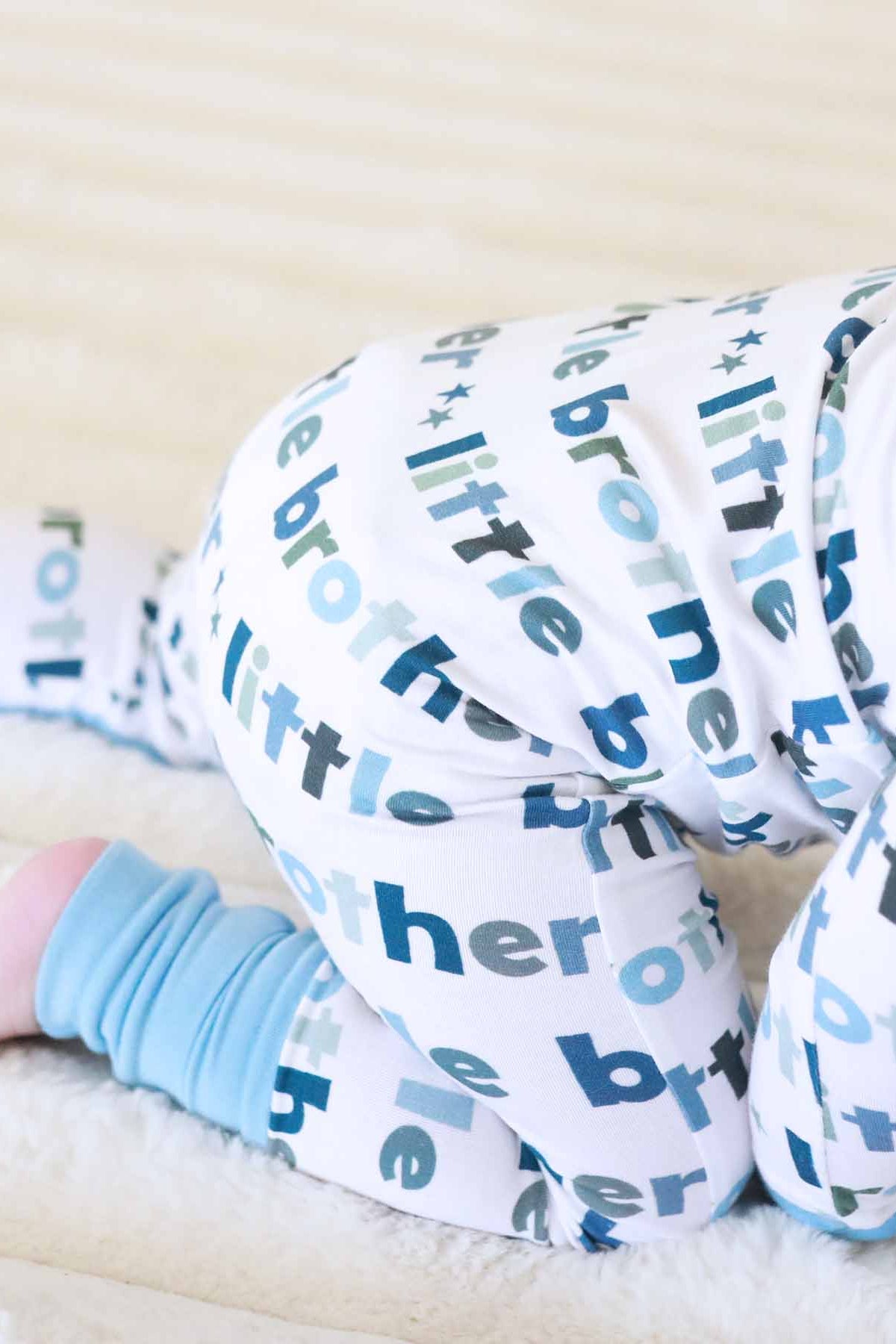 Little Brother Convertible Bamboo Zip Romper