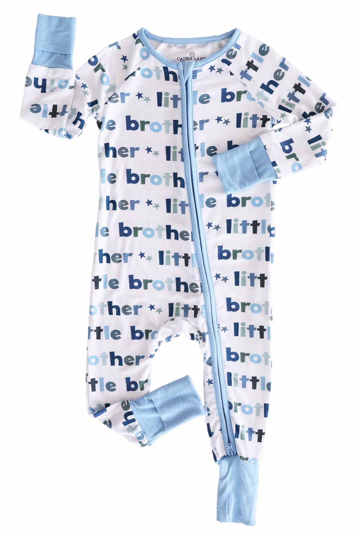 Little Brother Convertible Bamboo Zip Romper