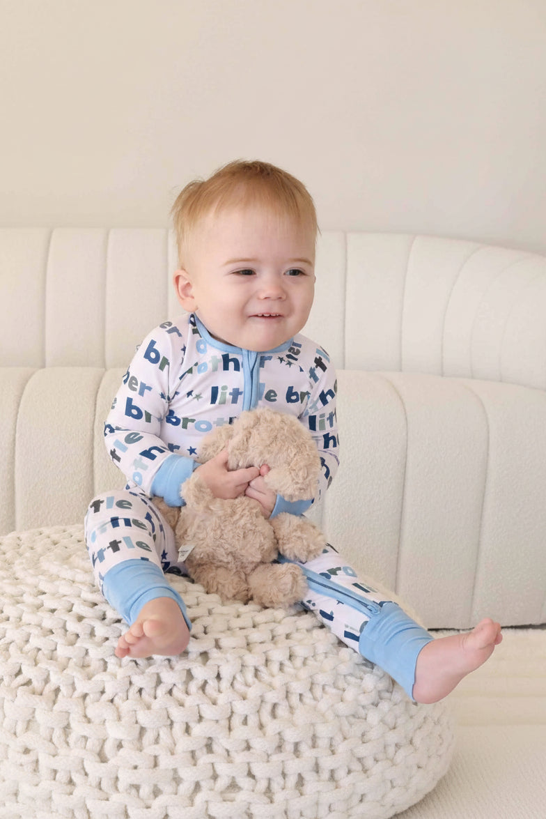 Little Brother Convertible Bamboo Zip Romper