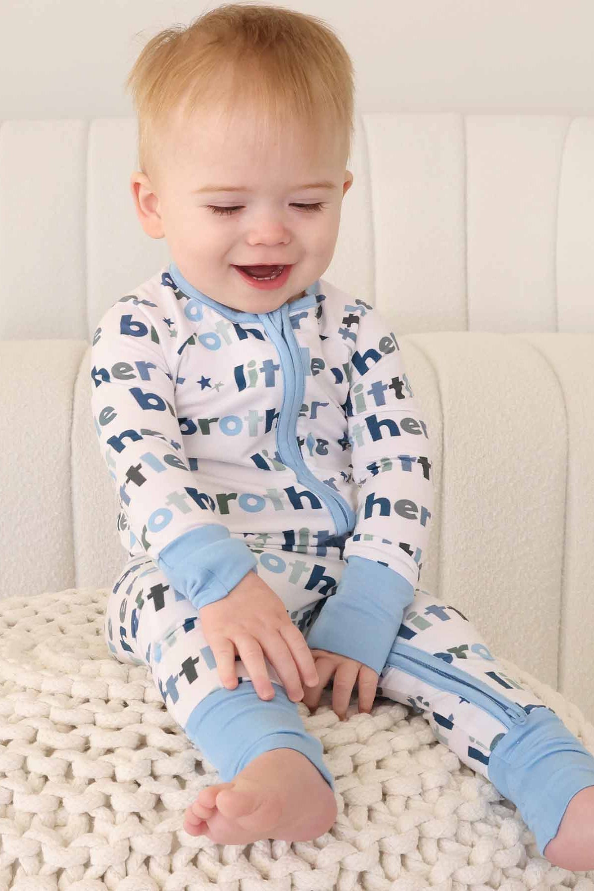 Little Brother Convertible Bamboo Zip Romper