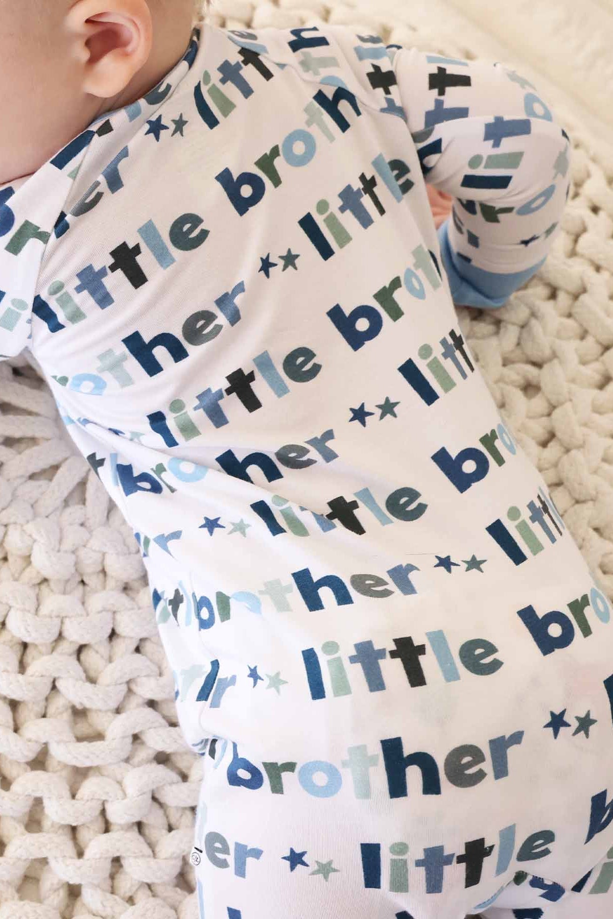Little Brother Convertible Bamboo Zip Romper