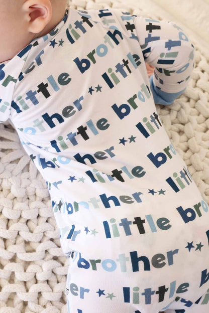Little Brother Convertible Bamboo Zip Romper
