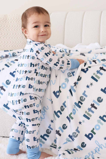 Little Brother Convertible Bamboo Zip Romper